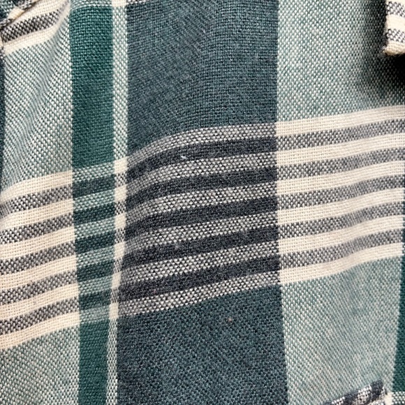 Vintage green and cream flannel - Picture 5 of 5